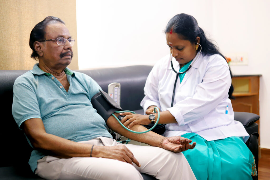Doctors and nurses providing healthcare support