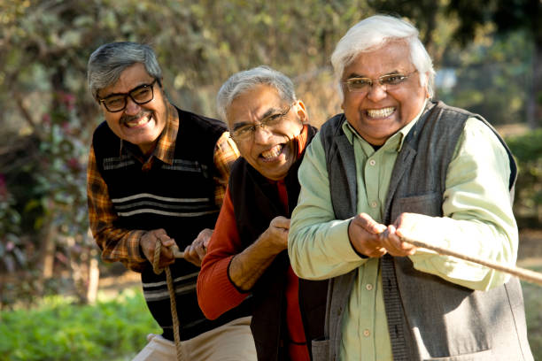 Seniors enjoying activities and cultural programs