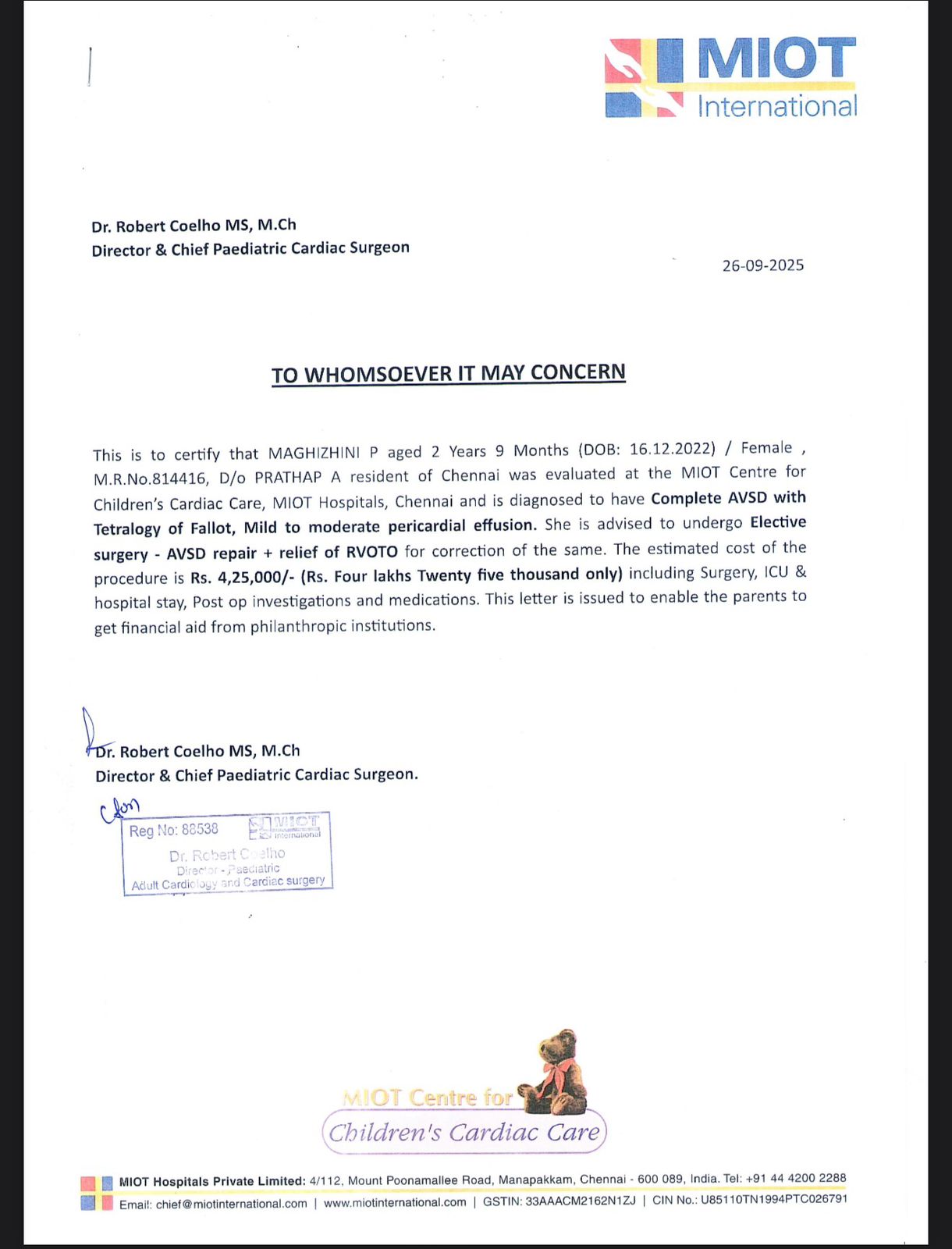 Maghizhini Medical Documents